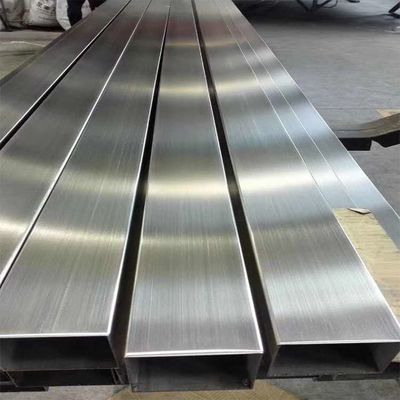 1.5&quot; X 3.0&quot; X 0.065&quot; 304L مستطیل فولاد ضد زنگ 304L لوله قطعات حفره ای