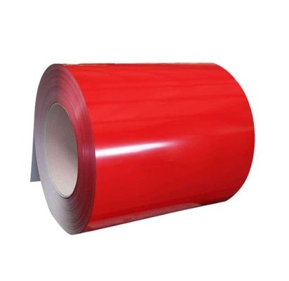رنگ قرمز PPGI PPGL DX51D خط آهن گالوانیزه از قبل رنگ آمیزی شده