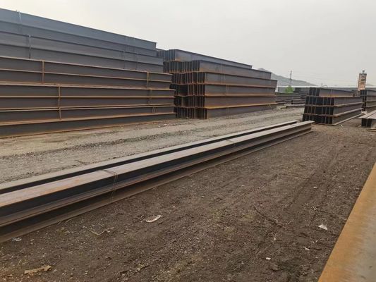 فولاد ساختاری پروفایل های فولاد کربن فلج گسترده I BEAM ASTM A572 درجه 55 5 &quot;X 16 #