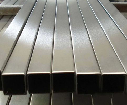 304L مربع فولاد ضد زنگ لوله تزئینی 2&quot;X2&quot; 5.8m طول