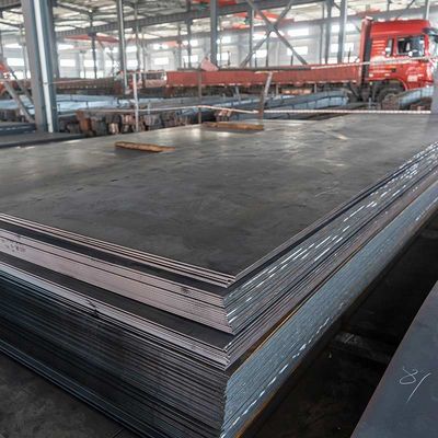 JIS G3101 SS400 ورق فولاد کربن داغ 10 X 2000 X 6000mm