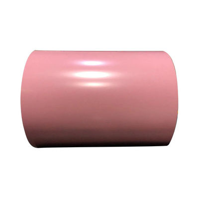 رنگ صورتی PPGI PPGL سیم کشی فولادی پیش رنگ DC03 0.12-2mm