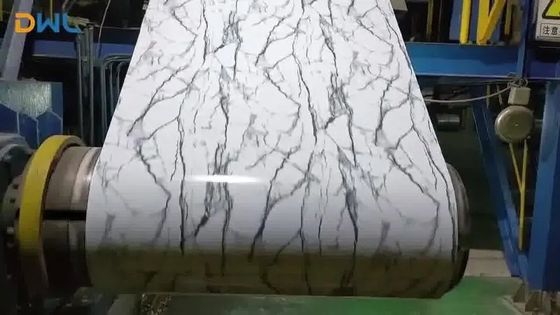 CGCC طراحي مرمر رنگ پوشانده گالوانیزه فولاد کویل